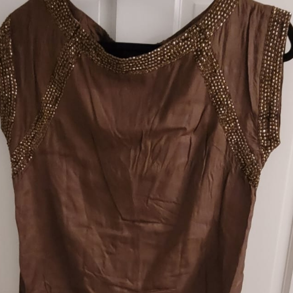 Bronze blouse